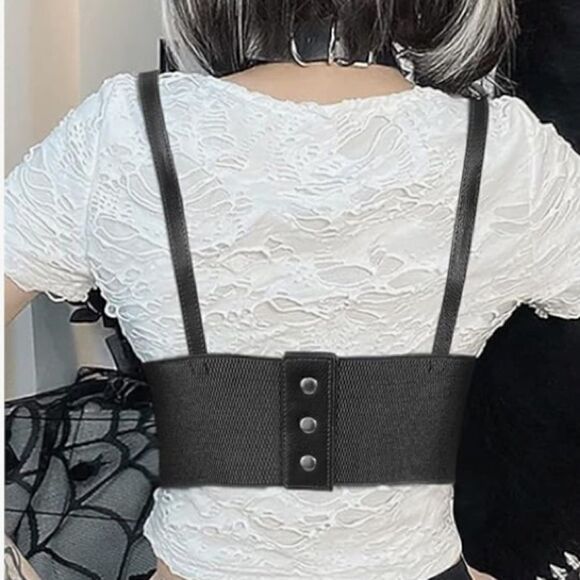 Harness Belt Black Leather main image 4